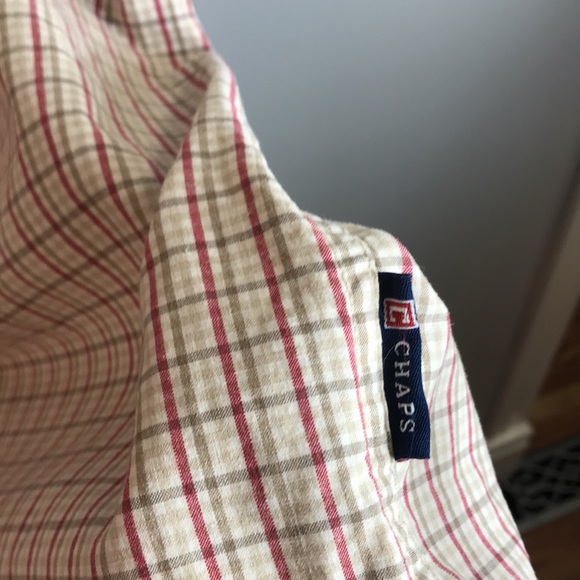 Chaps Casual Button Down Long Sleeve Shirt Size XL - Picture 4 of 9